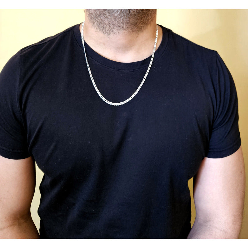 Cadena grumet plata ley 925, joya clásica de gran demanda en Chile.