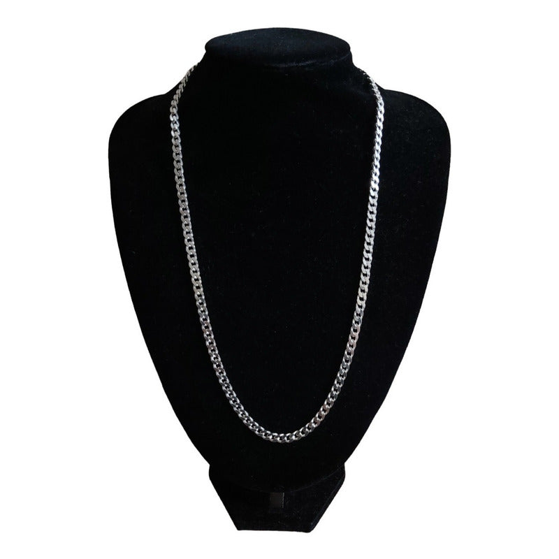 Cadena plata italiana 925 grumet, joya atemporal y duradera para caballero.