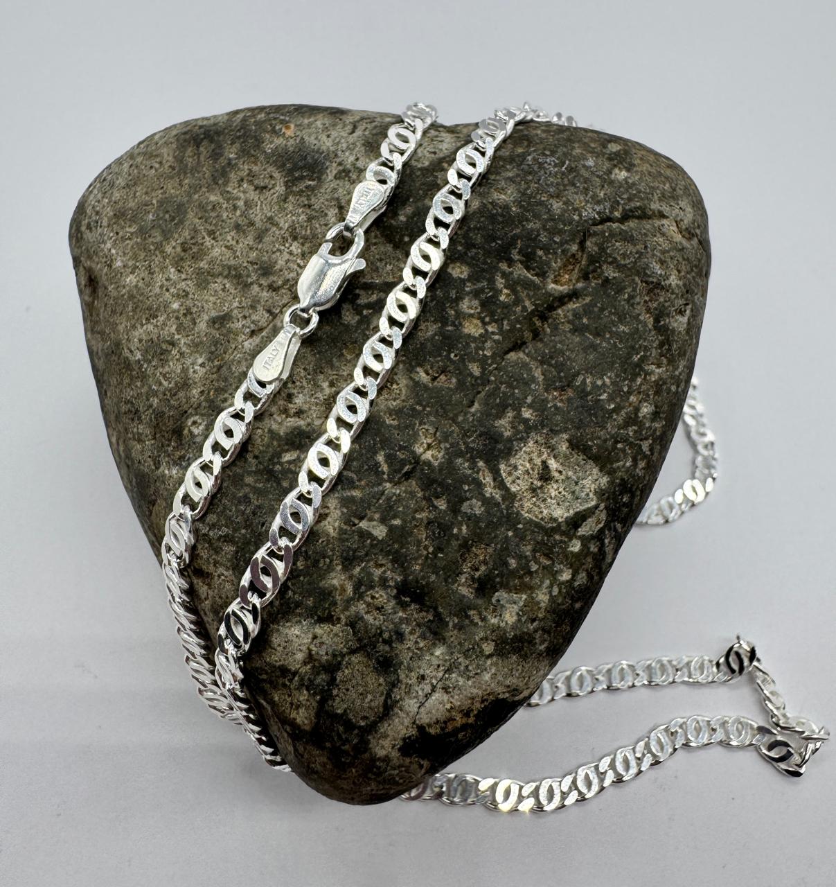 Collar Ojo de Tigre plata 925 para hombre, joya elegante y resistente con brillo italiano.