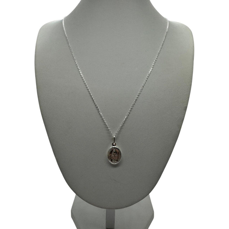 colgante virgen del rayo joyeria plata italiana 925