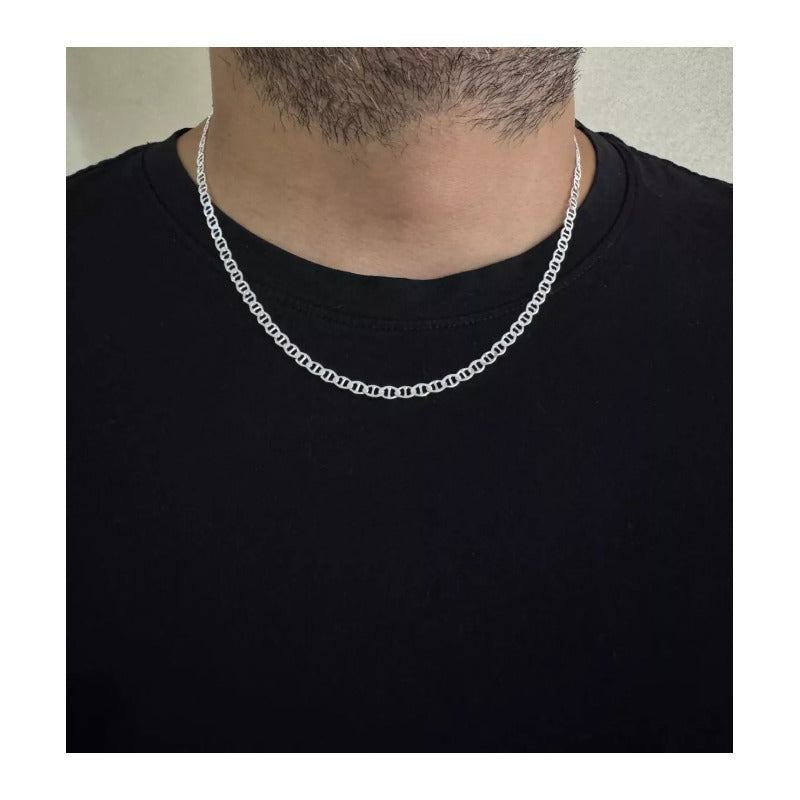 Collar Gucci corto plata 925, joya premium para hombre con envío a todo Chile.