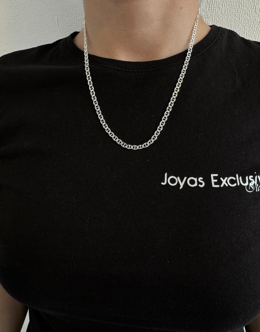 set collar hombre y mujer plata 925