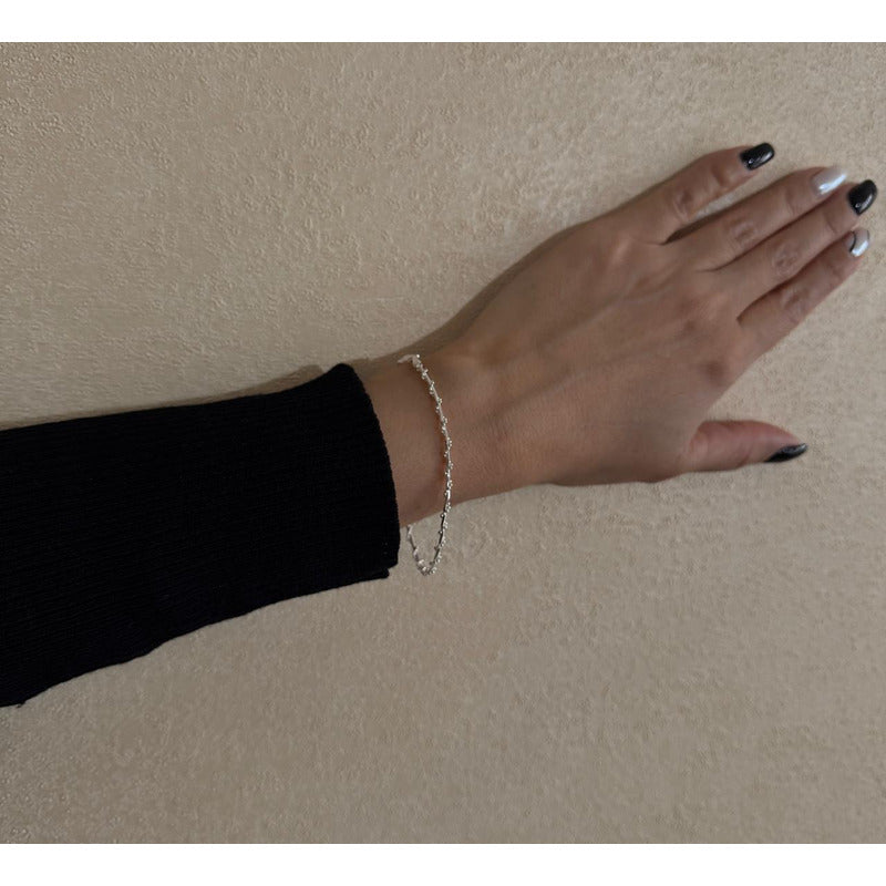 Pulsera Mujer Modelo Coral - Plata Italiana 925