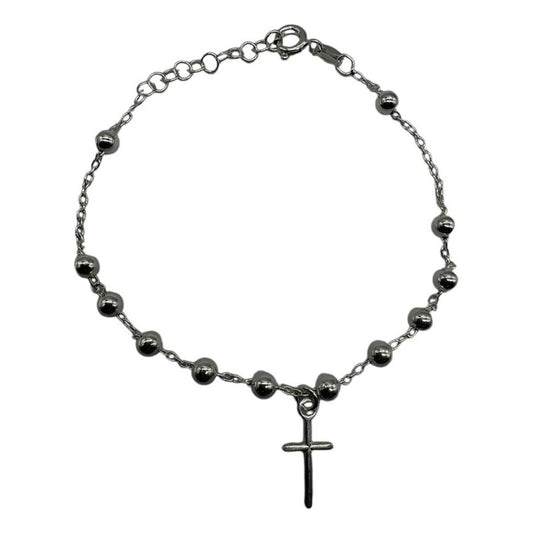 PULSERA MUJER CRUZ 16CM-19CM