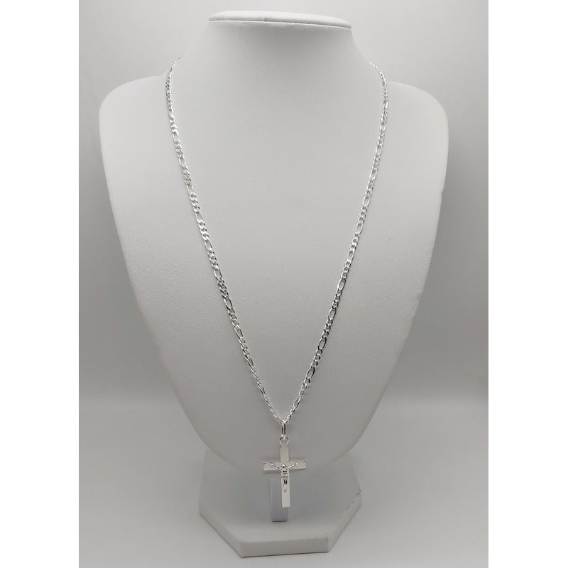 CADENA CARTIER CON COLGANTE CRUZ 60CMX4MM