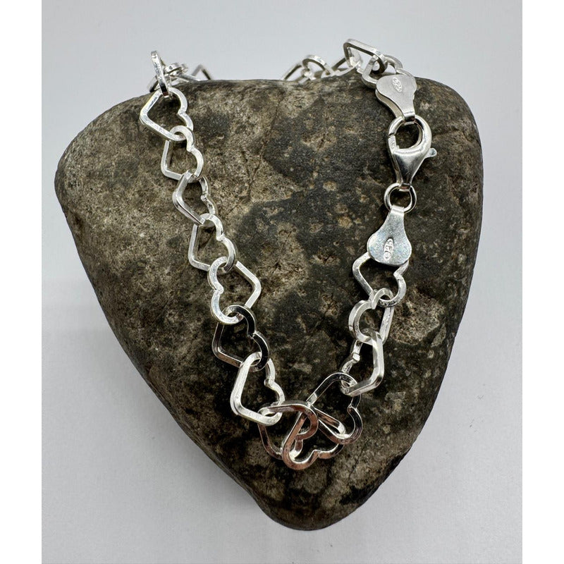 Pulsera Ajustable Plata Italiana 925 Mujer