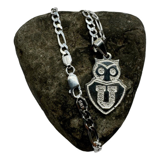 COLGANTE U DE CHILE CON CADENA HOMBRE CARTIER 60CM X4 MM