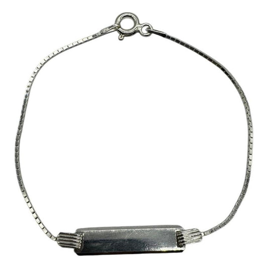 Piocha Pulsera Guagua Niño/niña Plata Italiana 925