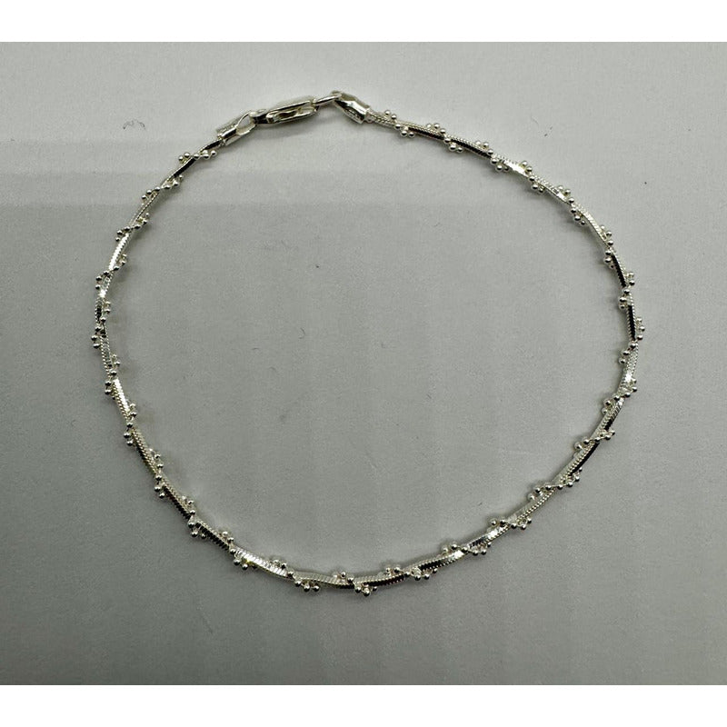 Pulsera Mujer Modelo Coral - Plata Italiana 925