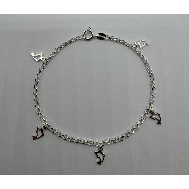 PULSERA  DELFINES 1MUJER 9CM
