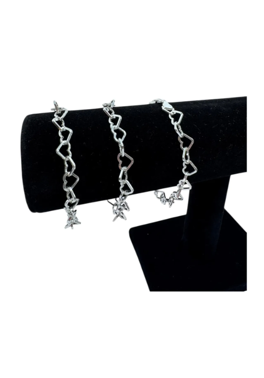 LOTE DE PULSERAS PLATA LEY 925 JOYAS AL MAYOR MUJER