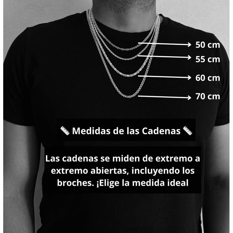 CADENA HOMBRE GRUMET 60CM X 4MM