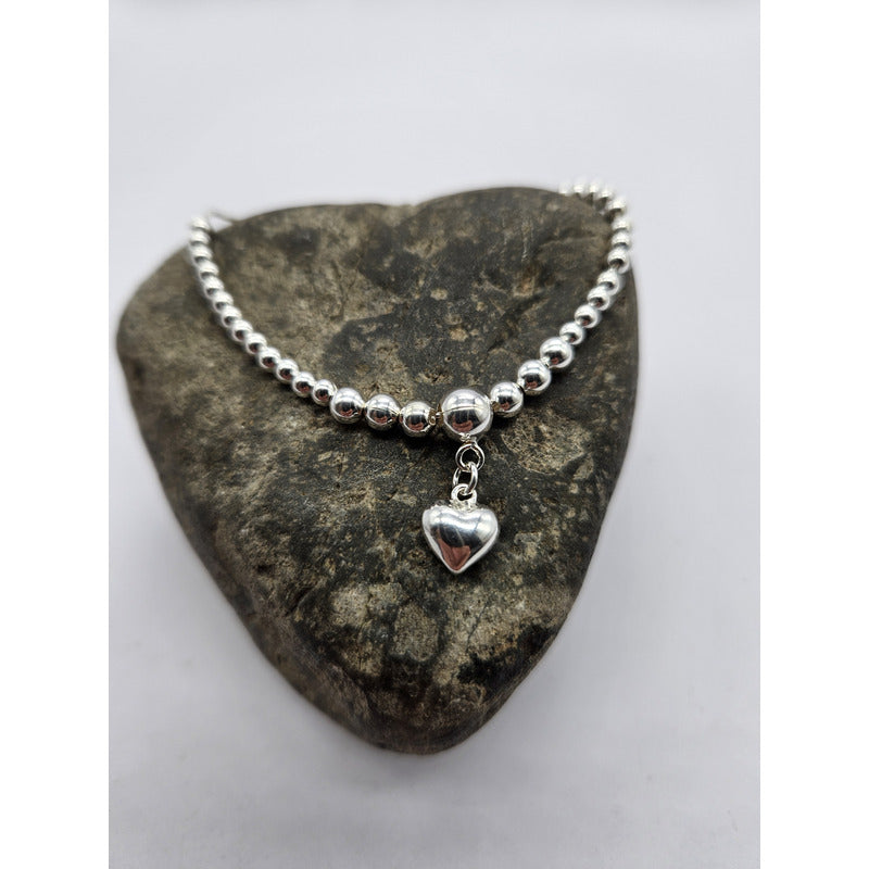 PULSERA AJUSTABLE CON CORAZON