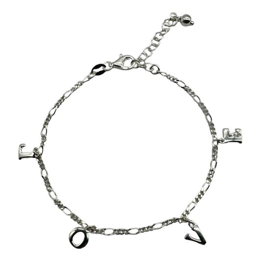 PULSERA LOVE MUJER 17 CM CON REGULADOR
