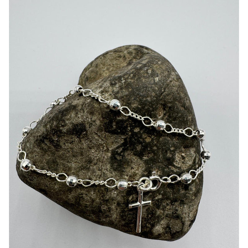 PULSERA ROSARIO 19 CM