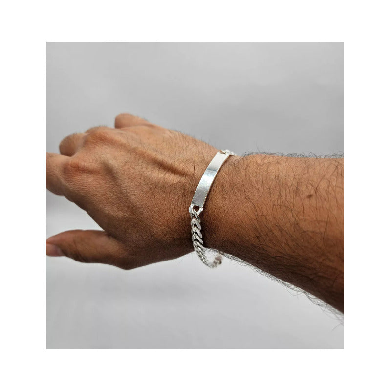 Piocha grumet exclusiva de plata ley 925 para hombre, joya italiana de alta calidad.