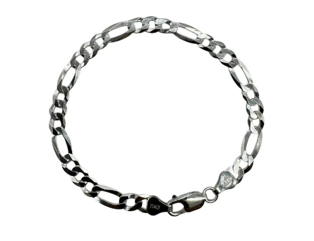 Pulsera Cartier para hombre en plata italiana 925 diseño atemporal