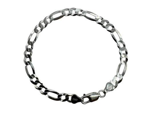 Pulsera Cartier para hombre en plata italiana 925 diseño atemporal