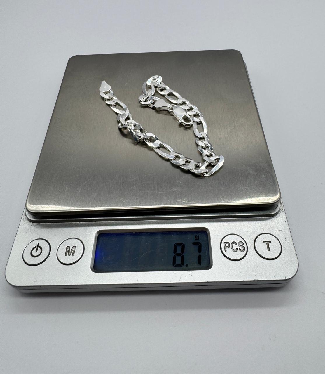 Pulsera Cartier masculina en plata ley 925, diseño premium de alta calidad.