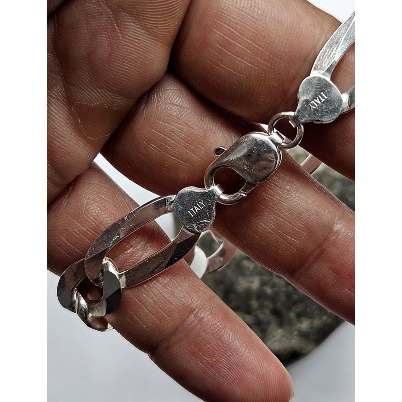 Pulsera masculina Cartier en plata italiana 925, joya de diseño italiano premium.