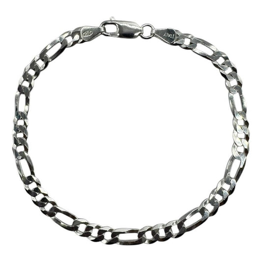 Pulsera Cartier de plata italiana 925 para hombre, diseño atemporal muy buscado en Chile.