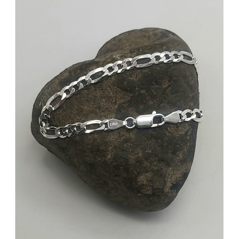 Pulsera Cartier plata italiana 925, pieza elegante y atemporal para caballero chileno.