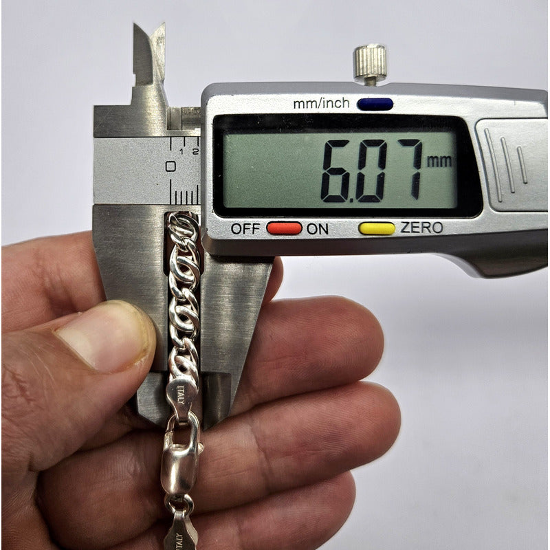 Pulsera exclusiva para hombre ojo de tigre  en plata italiana 925.