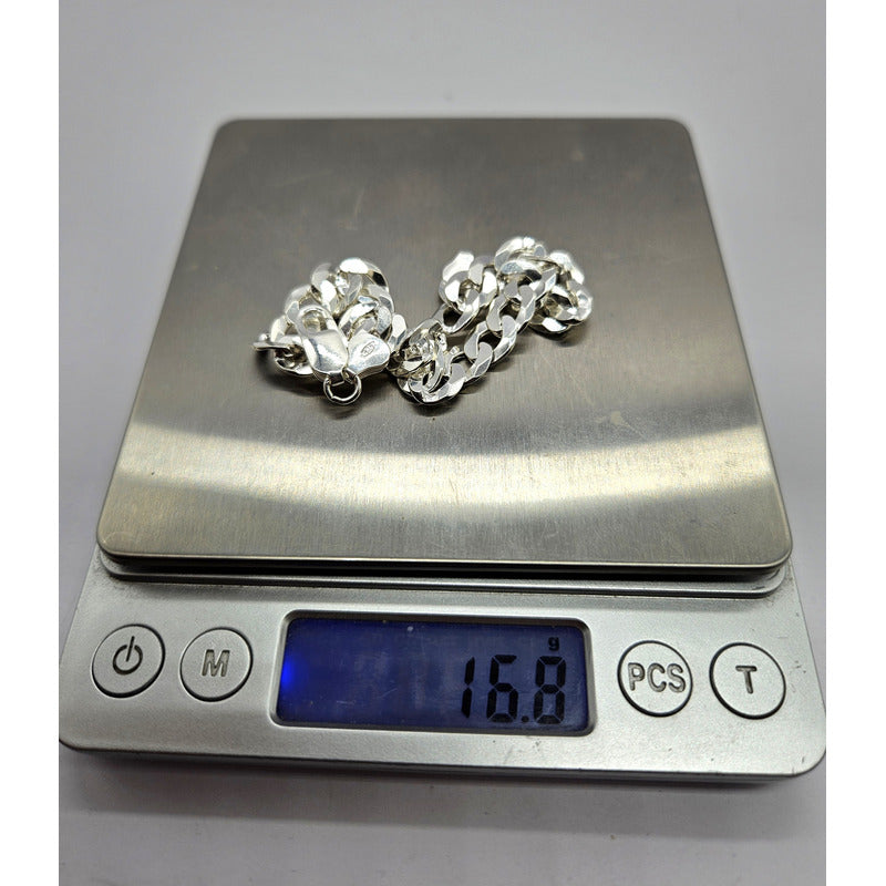 Pulsera grumet exclusiva de plata italiana 925, joya elegante para hombres.