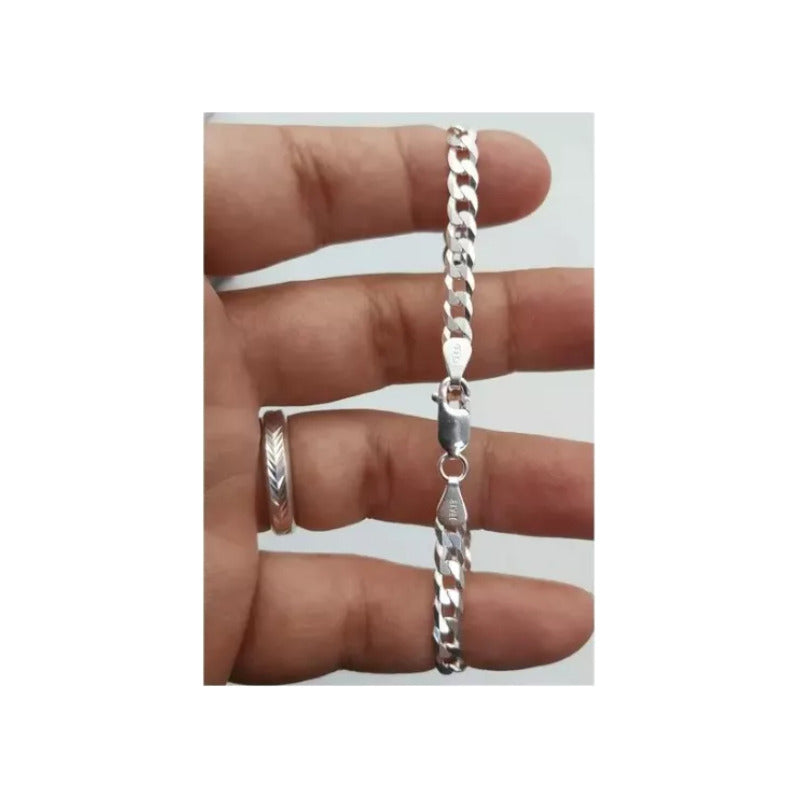 Pulsera grumet plata italiana 925, joya exclusiva de Joyas Exclusivas Italianas.