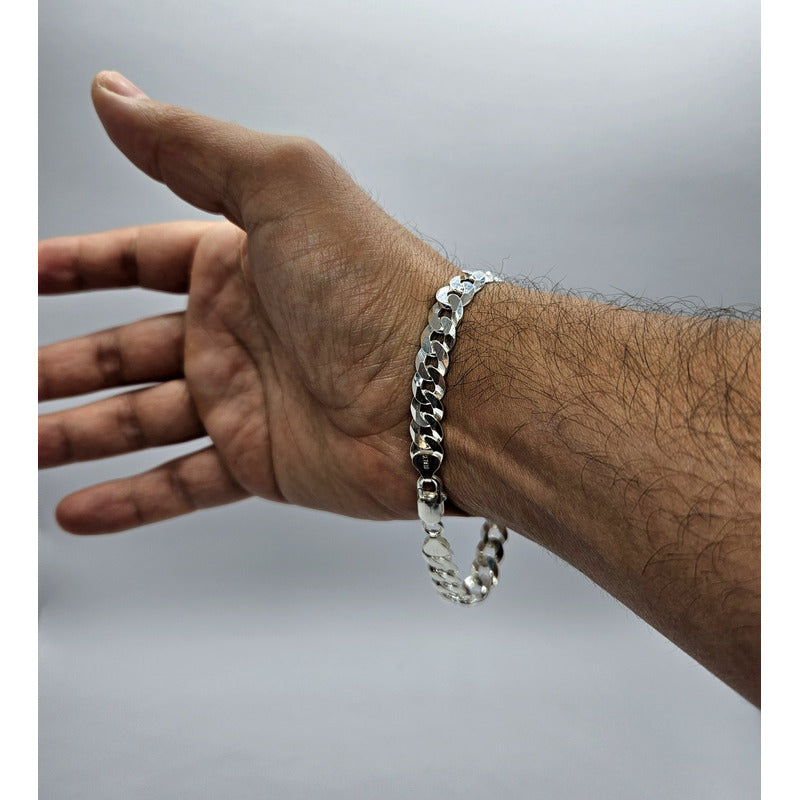 Pulsera Grumet atemporal hombre plata ley 925