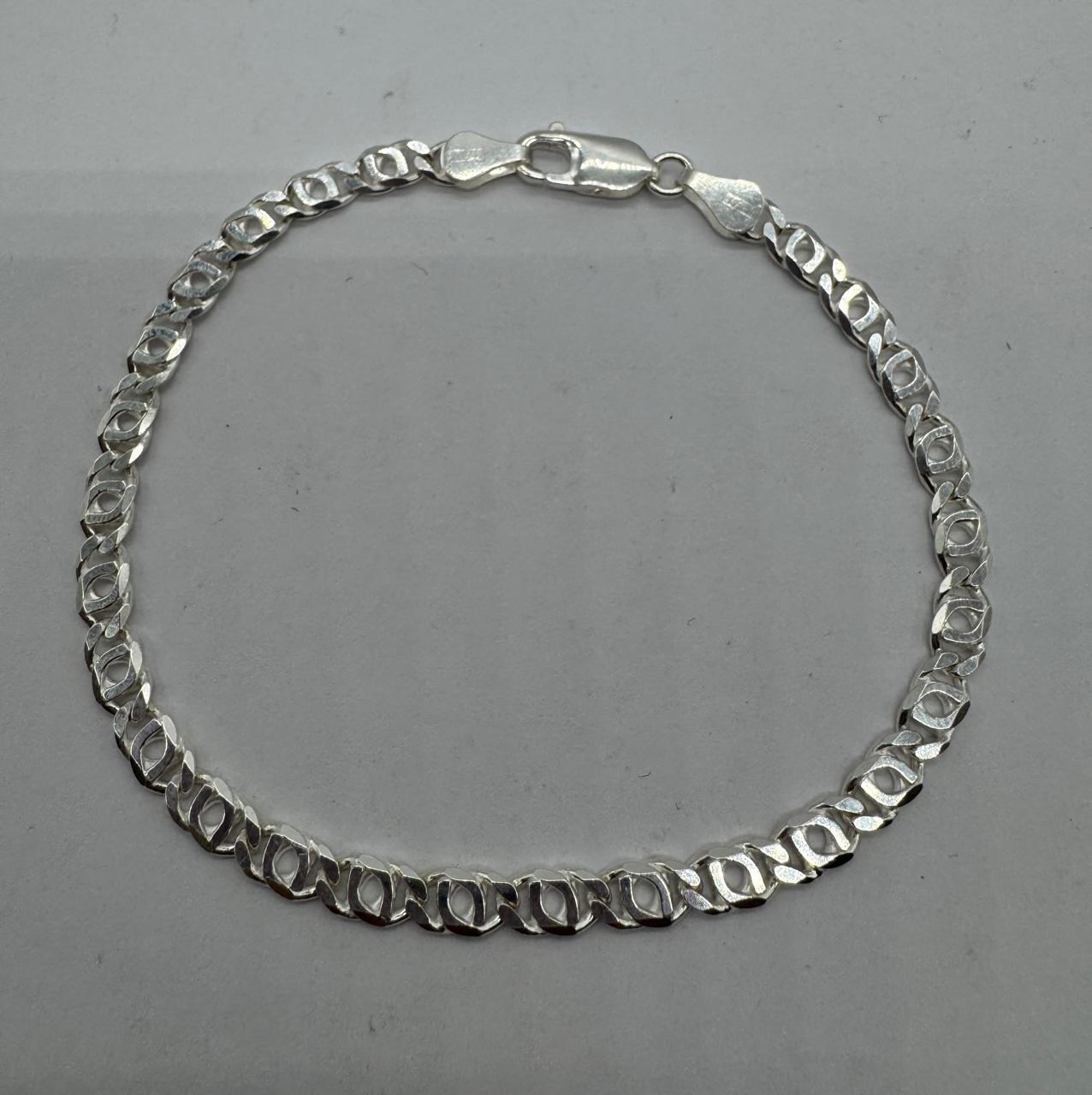 Pulsera masculina ojo de tigre con plata italiana 925, ideal para regalo.