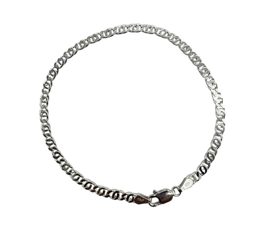 Pulsera ojo de tigre plata ley 925, diseño exclusivo para caballero.