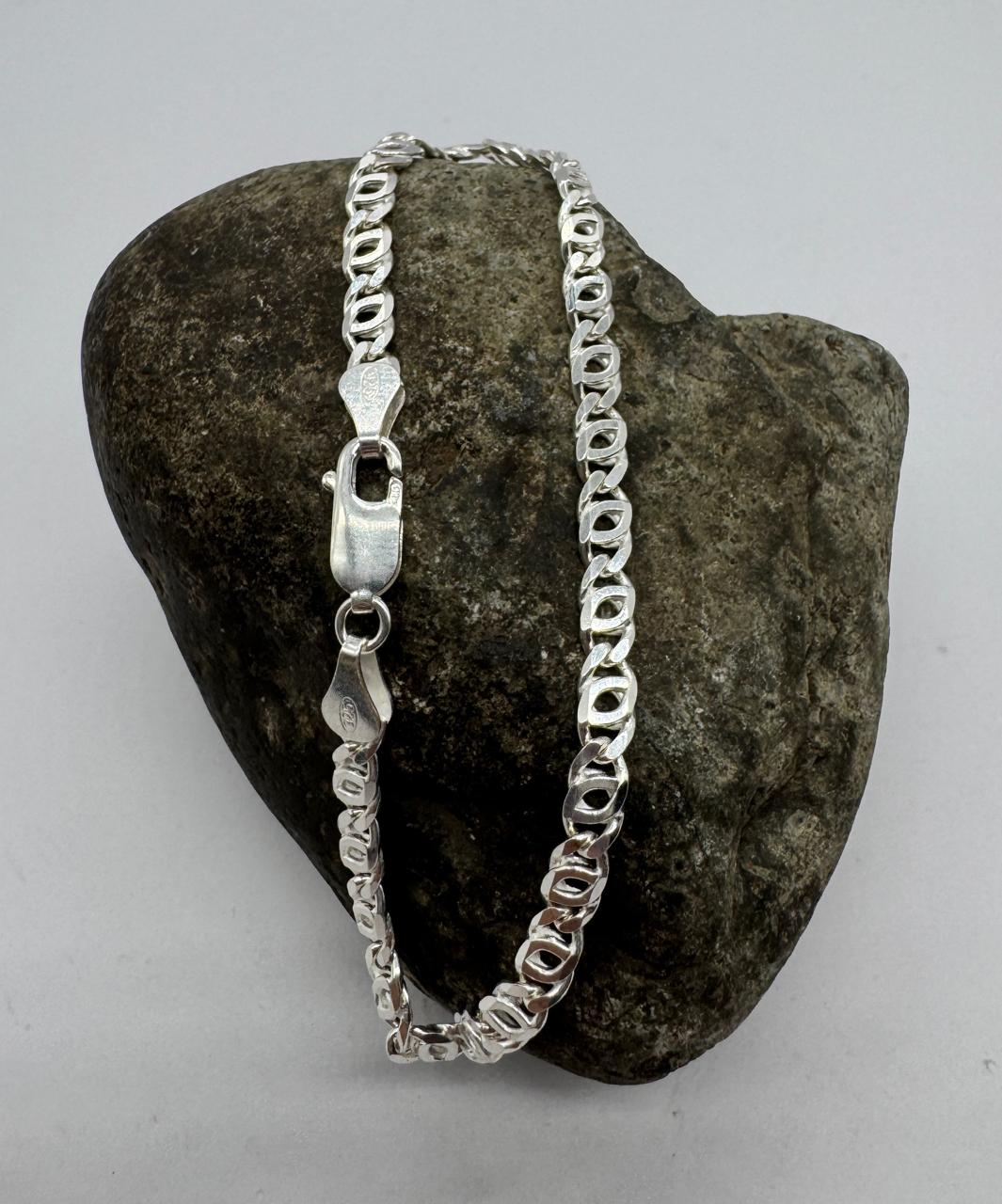 Pulsera ojo de tigre hombre, joya de plata ley 925 fabricada con diseño italiano.