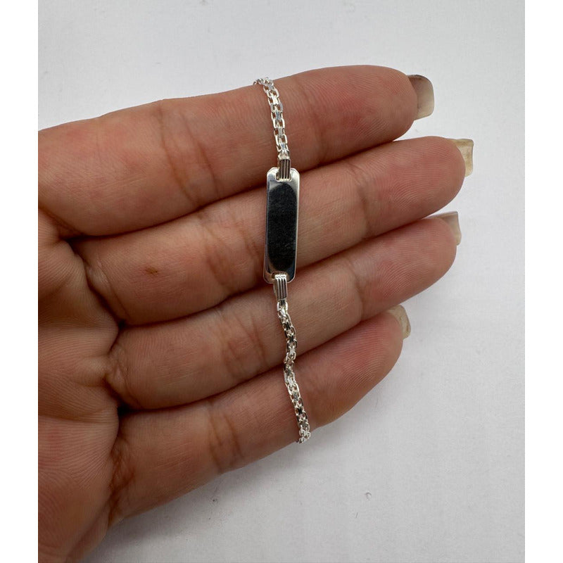 Pulsera Piocha Bebé Plata Italiana 925 – Regalo Perfecto