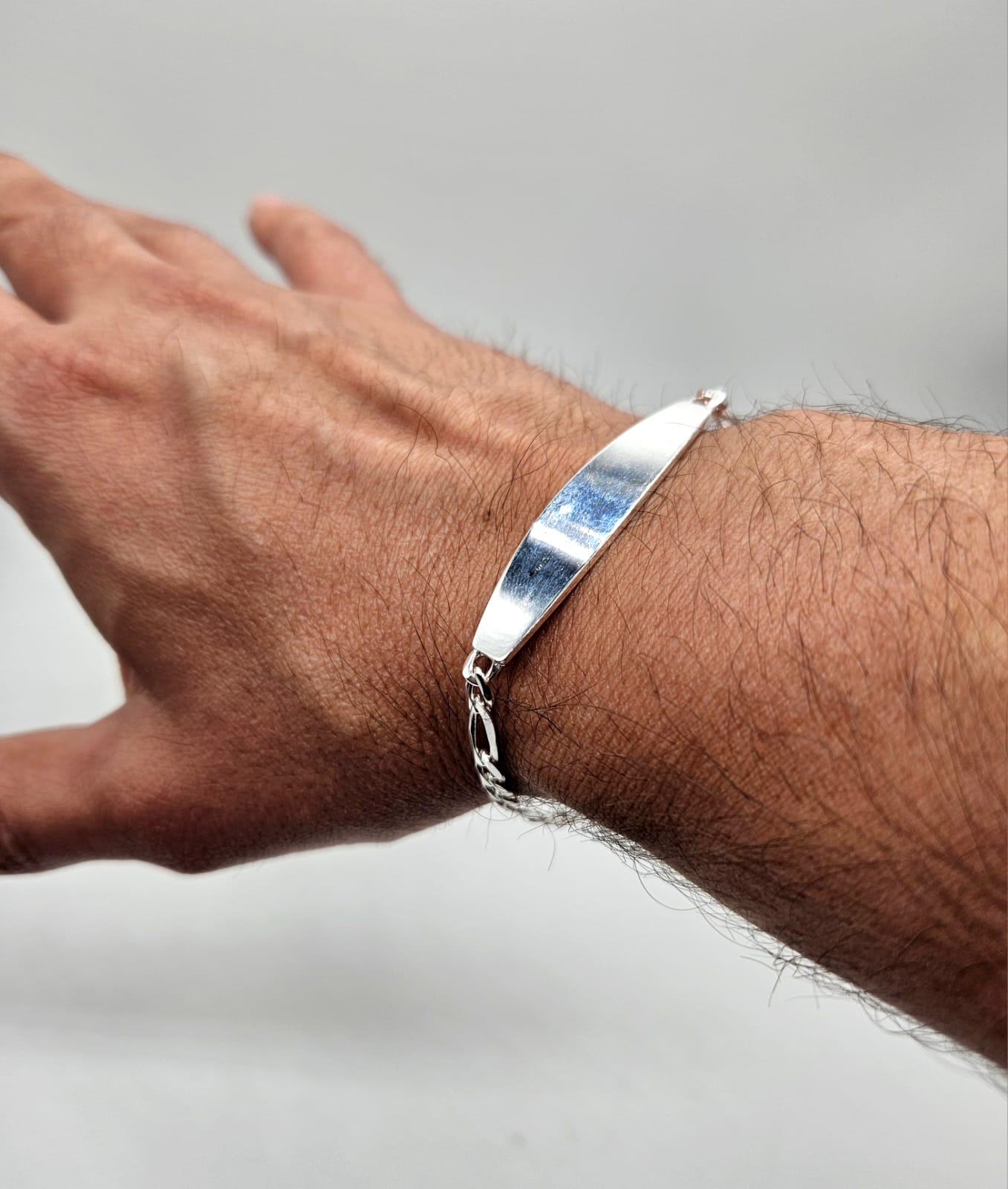 pulsera piocha cartier elegante hombre joyería plata ley 925