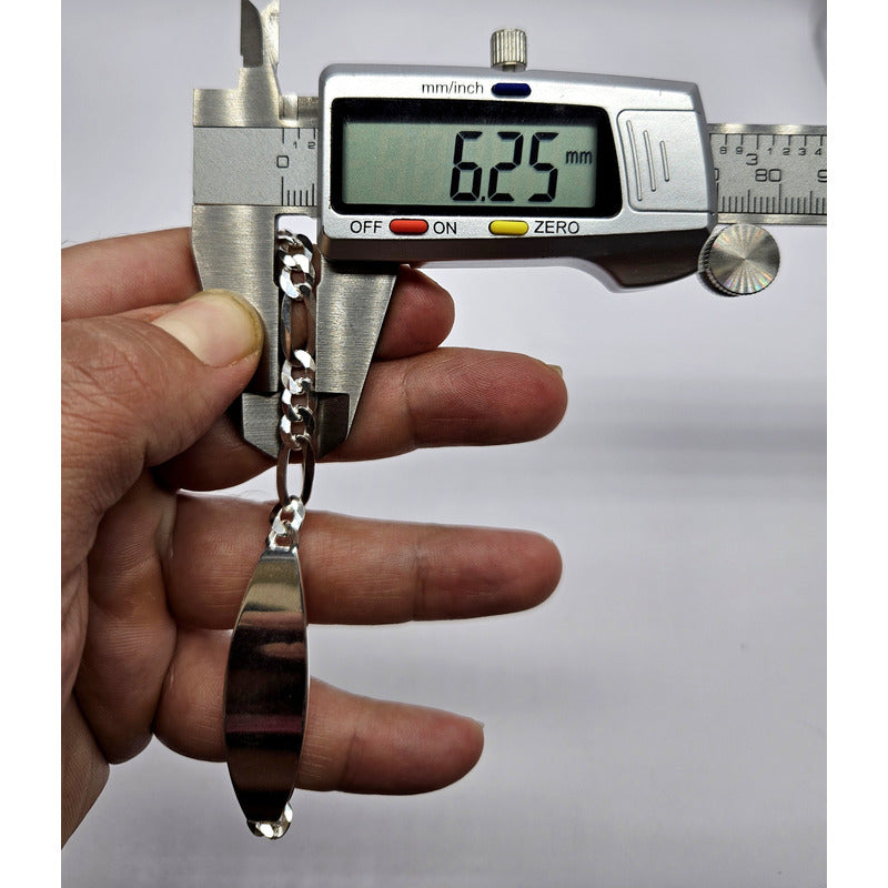 Pulsera piocha Cartier elaborada en plata ley 925, joya masculina de alta calidad.