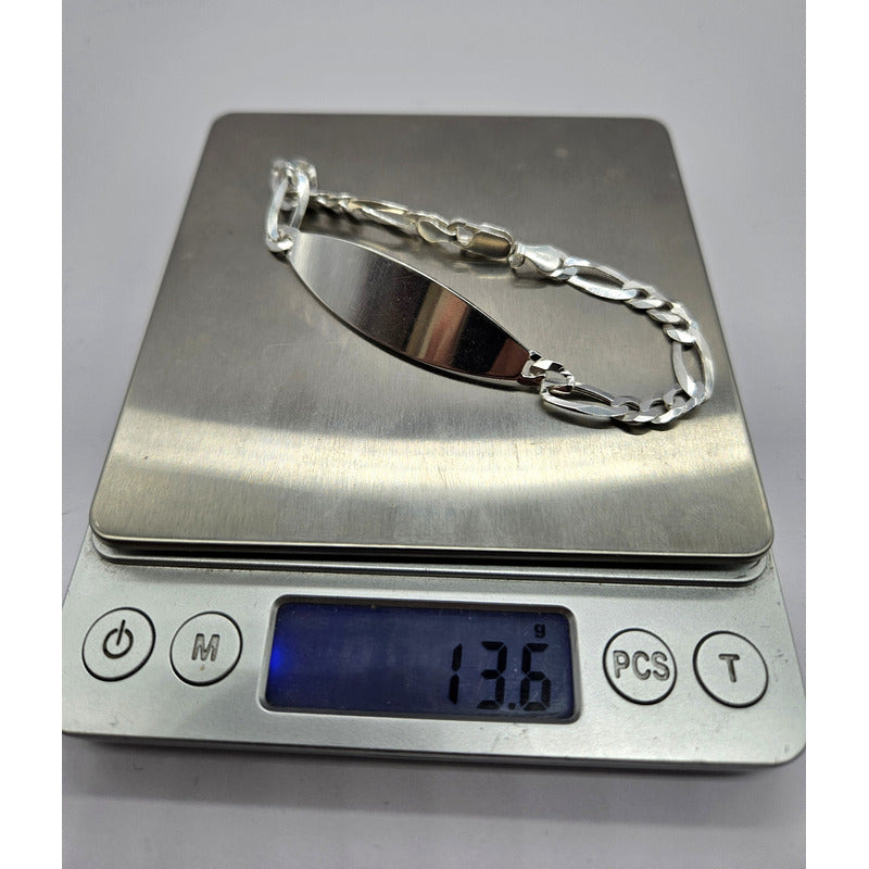 Pulsera Cartier plata italiana 925 para hombre, estilo piocha moderno y distinguido.