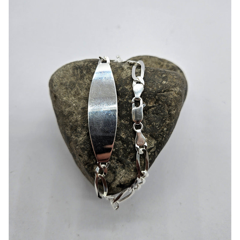 Pulsera piocha Cartier de plata italiana 925, joya de lujo para caballero.