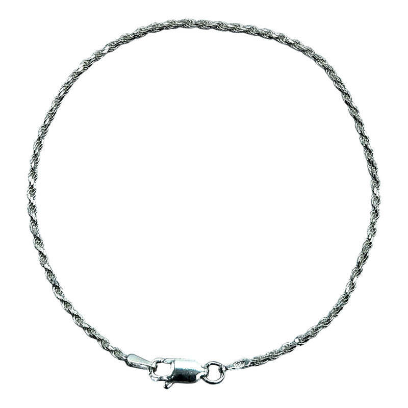 pulsera turbillón unisex plata italiana 925 delgada envíos rápidos a todo chile
