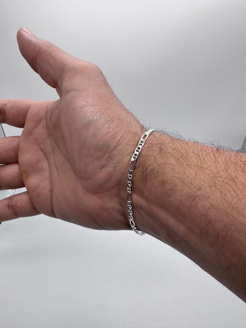 Pulsera Plata ley 925 Unisex Hombre