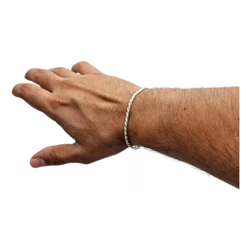 Pulsera Turbillón Hombre Plata 925 Original