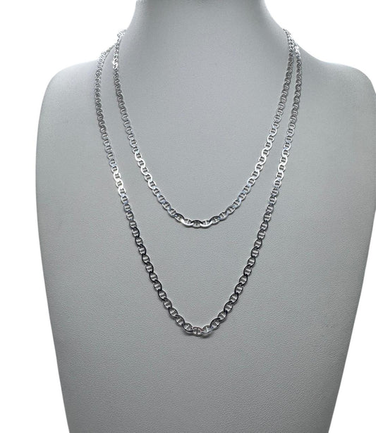 collares unisex hombre mujer plata 925