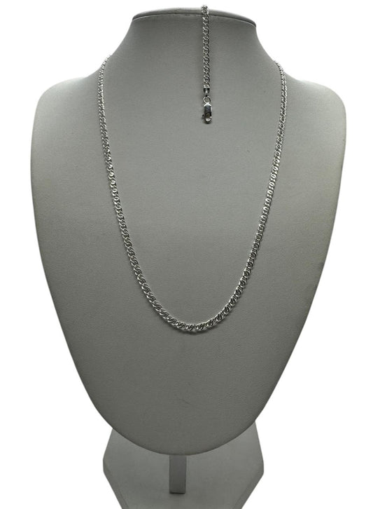 SET COLLAR + PULSERA HOMBRE CONJUNTO PLATA ITALIANA 925