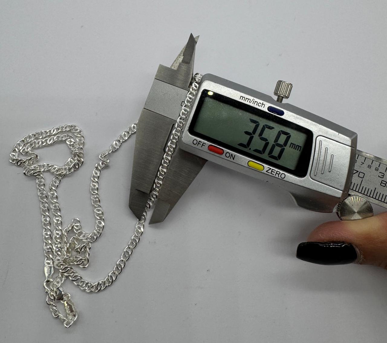 SET COLLAR + PULSERA HOMBRE CONJUNTO PLATA ITALIANA 925