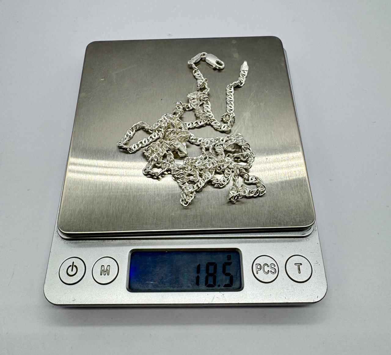 SET COLLAR + PULSERA HOMBRE CONJUNTO PLATA ITALIANA 925