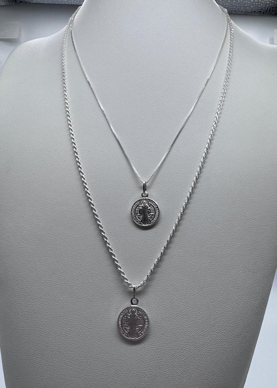 SET DE CADENAS UNISEX PLATA ITALIANA 925 HMBRE