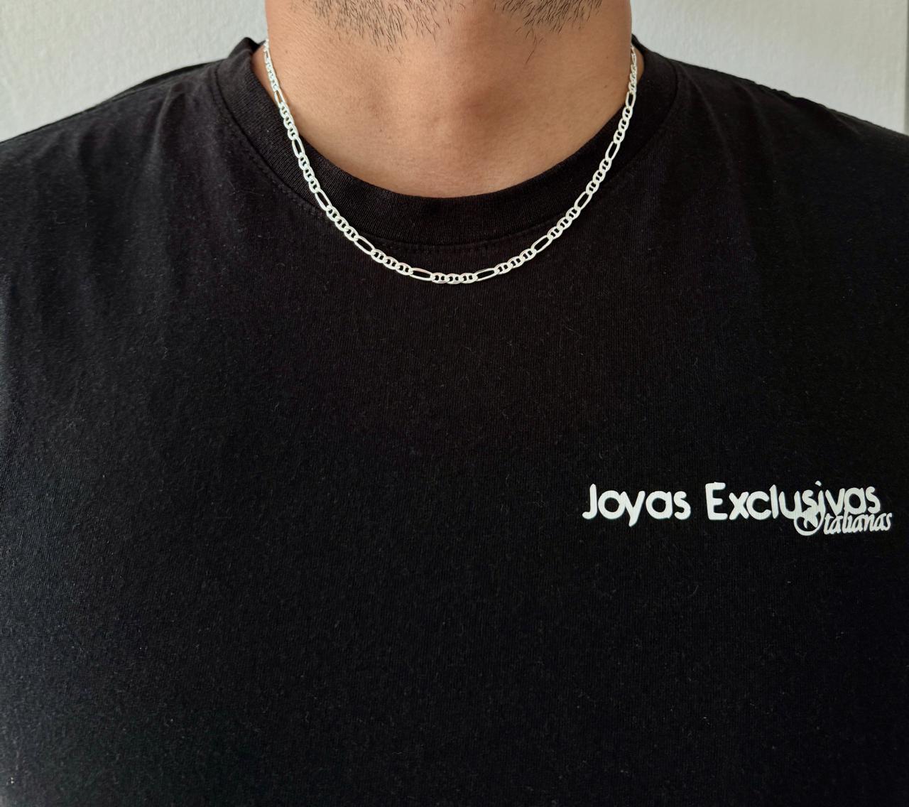 CADENA EXCLUSIVA CARTIER-GUCCI 50CMX4MM HOMBRE PLATA 925