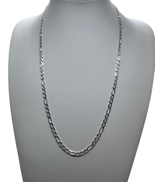 COLLAR EXCLUSIVO CARTIER-GUCCI 60CMX4MM HOMBRE PLATA 925