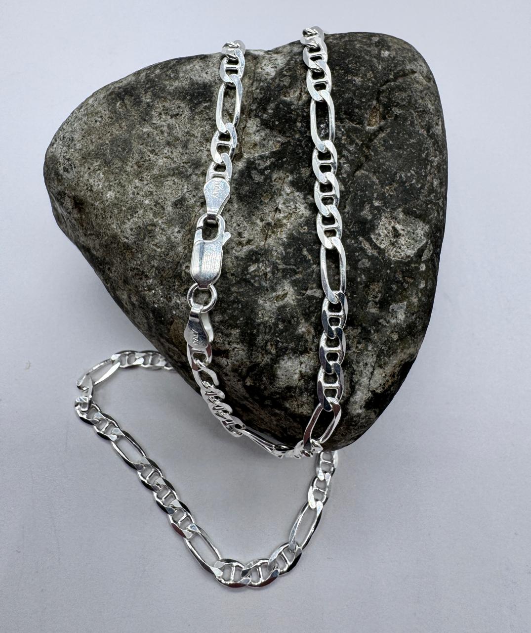 COLLAR EXCLUSIVO CARTIER-GUCCI 60CMX4MM HOMBRE PLATA 925