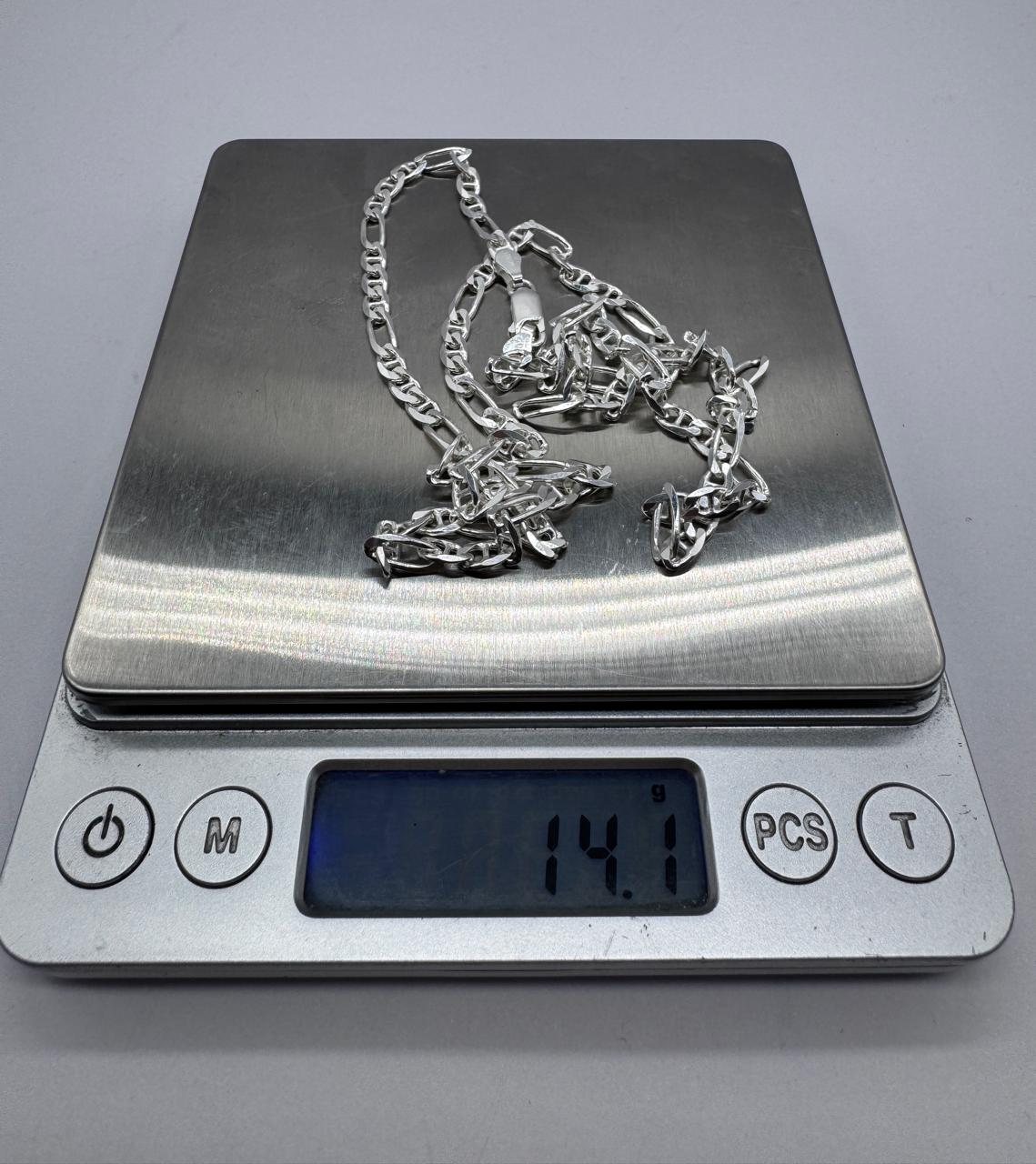 COLLAR EXCLUSIVO CARTIER-GUCCI 60CMX4MM HOMBRE PLATA 925